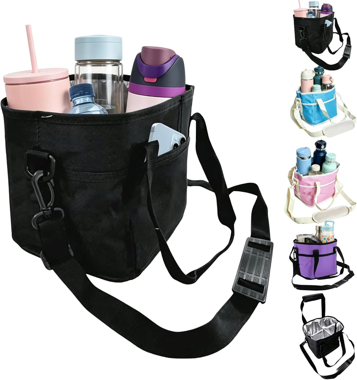 CarrySip™ 4-Cup Drink Carrier Hands Free & Spill Proof