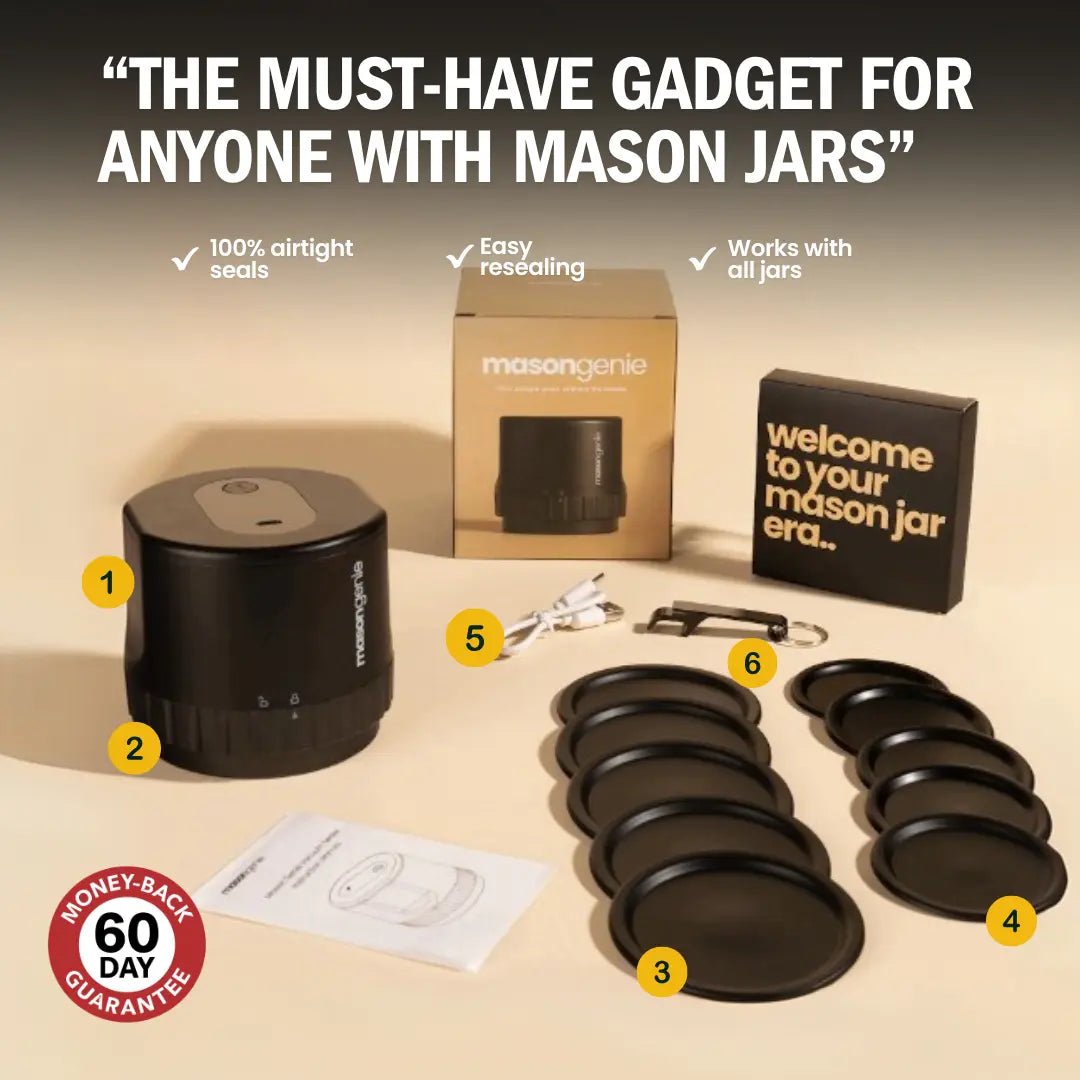 Electric Mason Jar Vacuum Sealer Kit