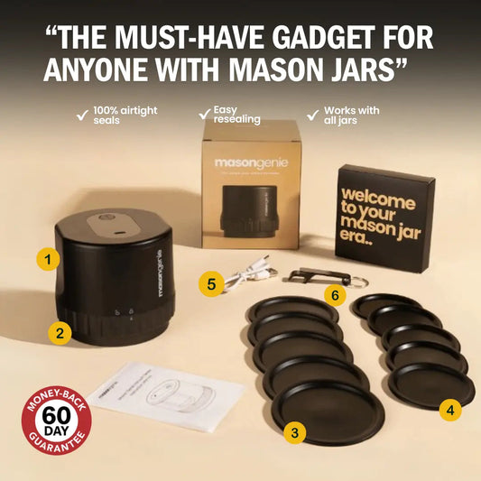Electric Mason Jar Vacuum Sealer Kit
