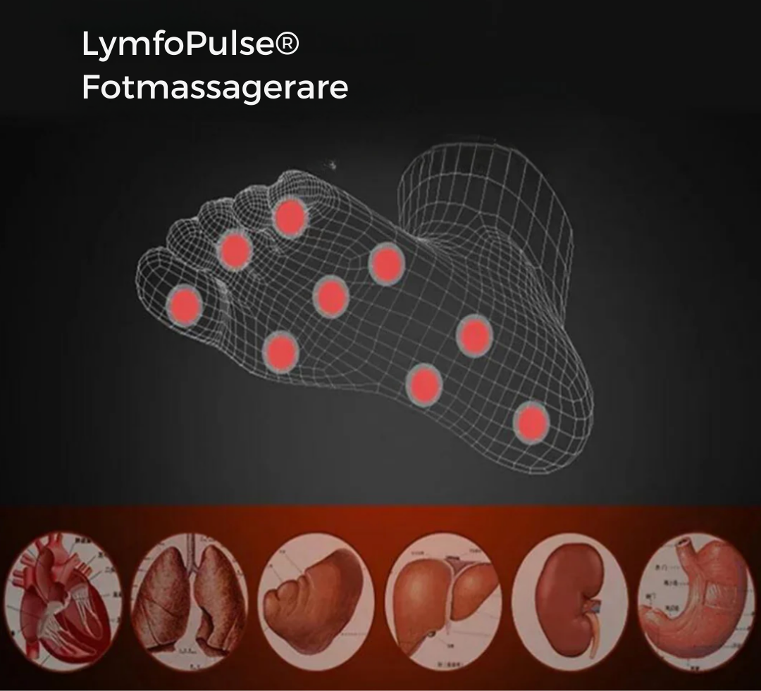 Foot massager for blood circulation and fluid flow